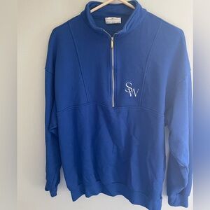 Seven Wonders Royal Blue Quarter Zip Jacket